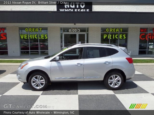 2013 Nissan Rogue SV in Brilliant Silver