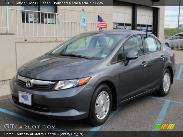 2012 Honda Civic HF Sedan in Polished Metal Metallic