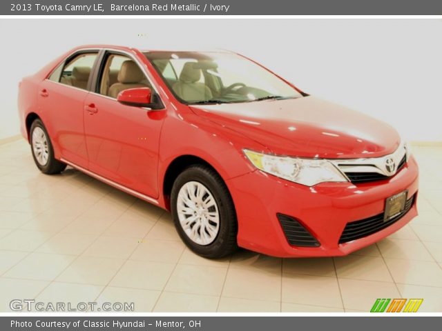 2013 Toyota Camry LE in Barcelona Red Metallic