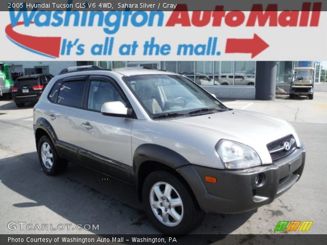 2005 Hyundai Tucson GLS V6 4WD in Sahara Silver