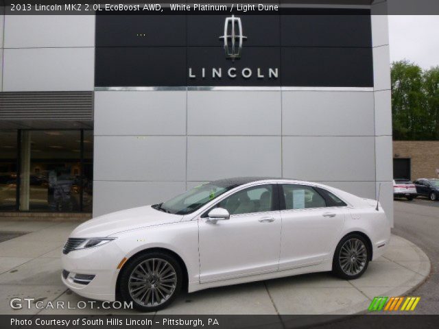 2013 Lincoln MKZ 2.0L EcoBoost AWD in White Platinum