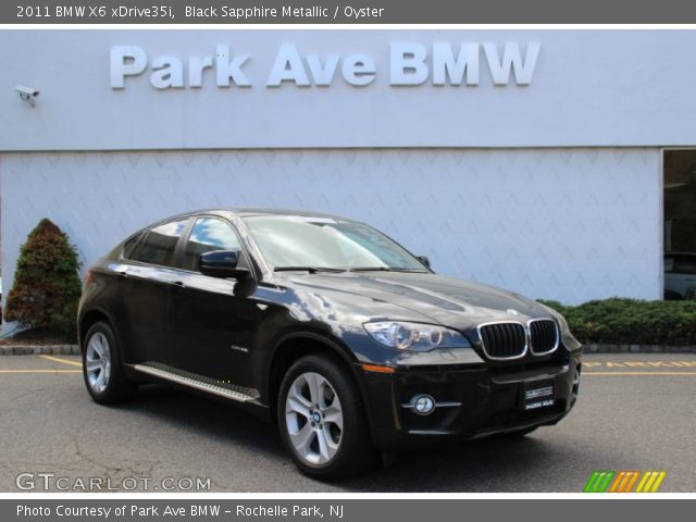 2011 BMW X6 xDrive35i in Black Sapphire Metallic