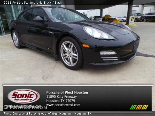 2012 Porsche Panamera 4 in Black