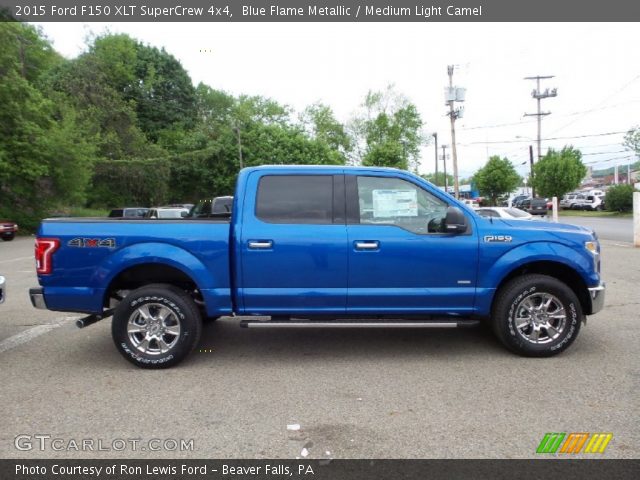 2015 Ford F150 XLT SuperCrew 4x4 in Blue Flame Metallic