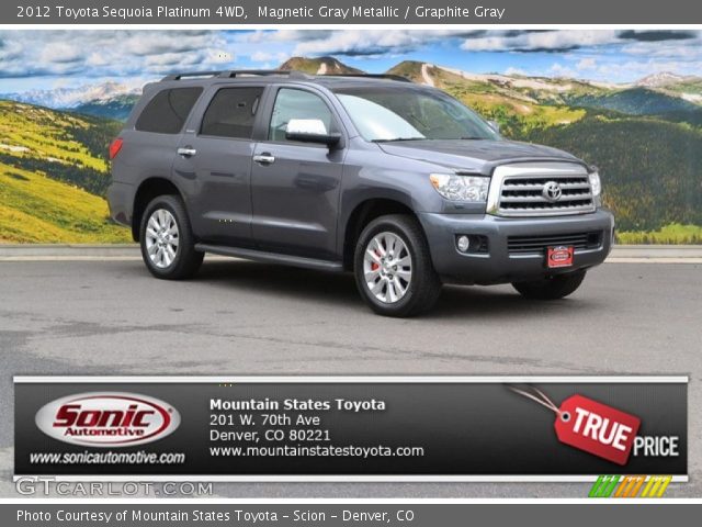 2012 Toyota Sequoia Platinum 4WD in Magnetic Gray Metallic