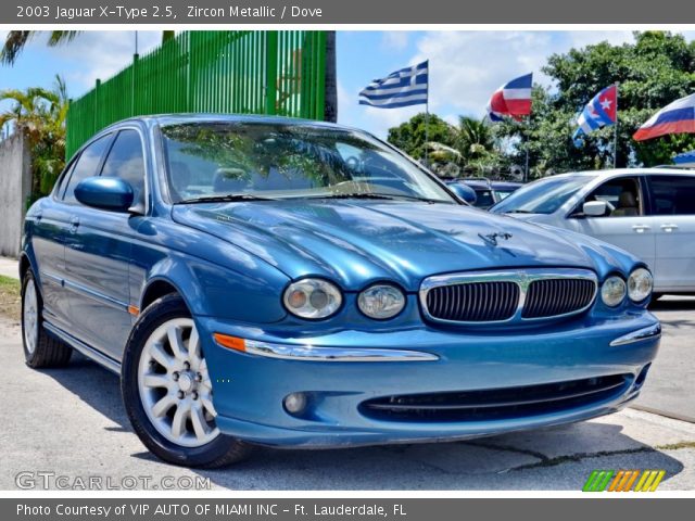 2003 Jaguar X-Type 2.5 in Zircon Metallic
