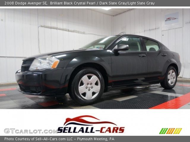 2008 Dodge Avenger SE in Brilliant Black Crystal Pearl