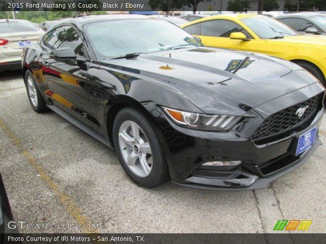 2015 Ford Mustang V6 Coupe in Black