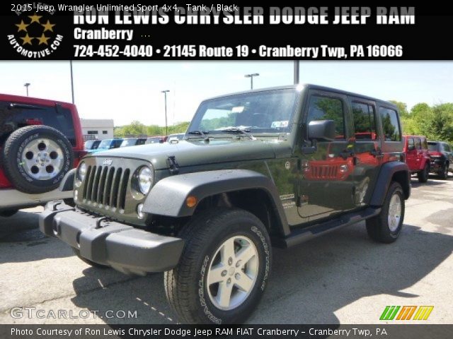 2015 Jeep Wrangler Unlimited Sport 4x4 in Tank