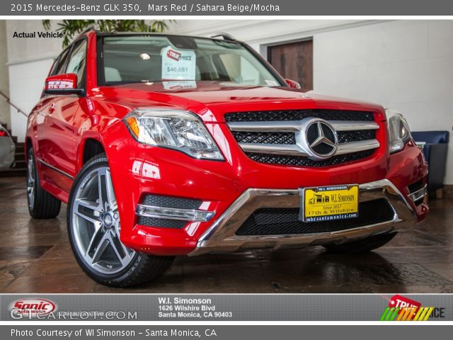 2015 Mercedes-Benz GLK 350 in Mars Red