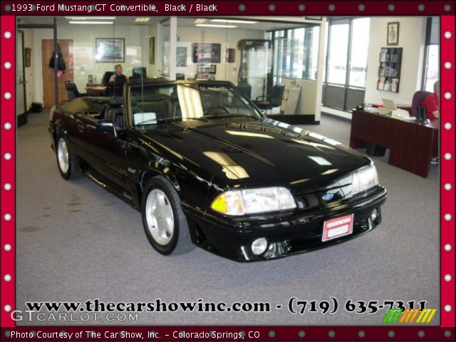 1993 Ford Mustang GT Convertible in Black