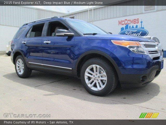 2015 Ford Explorer XLT in Deep Impact Blue
