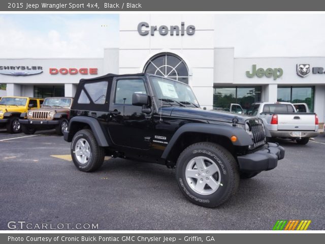 2015 Jeep Wrangler Sport 4x4 in Black