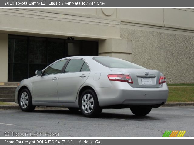 2010 Toyota Camry LE in Classic Silver Metallic
