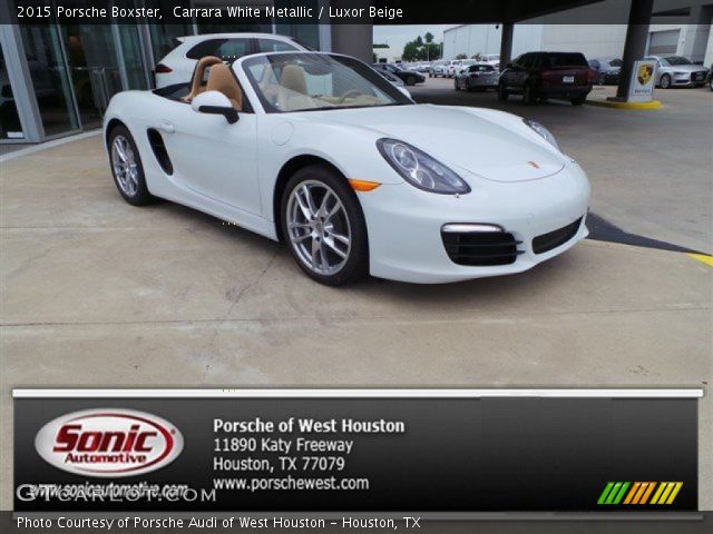 2015 Porsche Boxster  in Carrara White Metallic