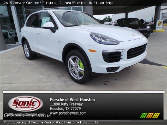 2015 Porsche Cayenne S E-Hybrid in Carrara White Metallic