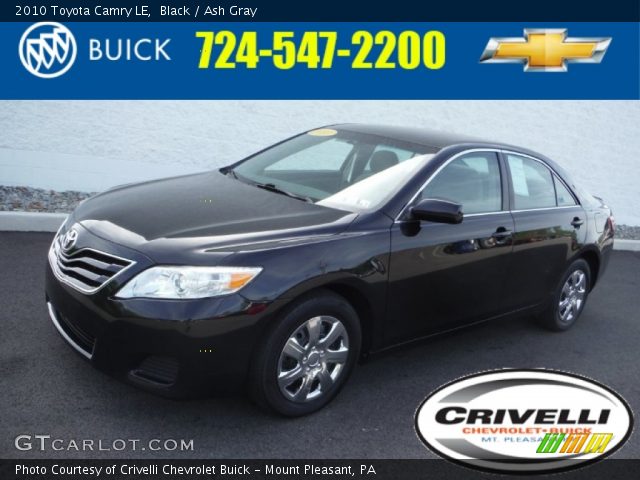2010 Toyota Camry LE in Black
