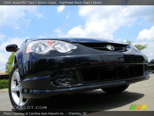 2003 Acura RSX Type S Sports Coupe in Nighthawk Black Pearl