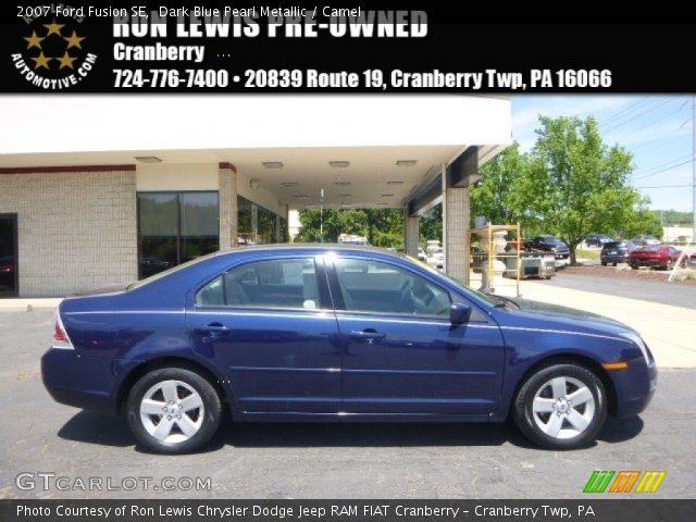 2007 Ford Fusion SE in Dark Blue Pearl Metallic