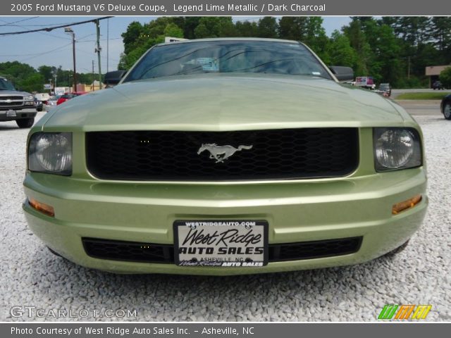 2005 Ford Mustang V6 Deluxe Coupe in Legend Lime Metallic