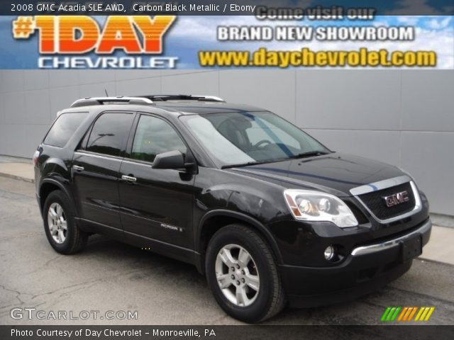 2008 GMC Acadia SLE AWD in Carbon Black Metallic