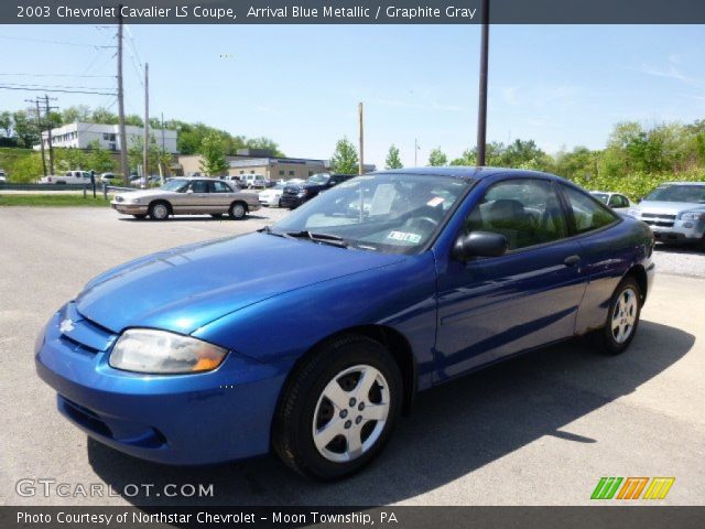 2003 Chevrolet Cavalier LS Coupe in Arrival Blue Metallic