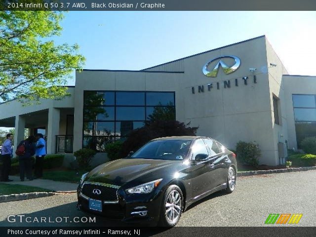 2014 Infiniti Q 50 3.7 AWD in Black Obsidian