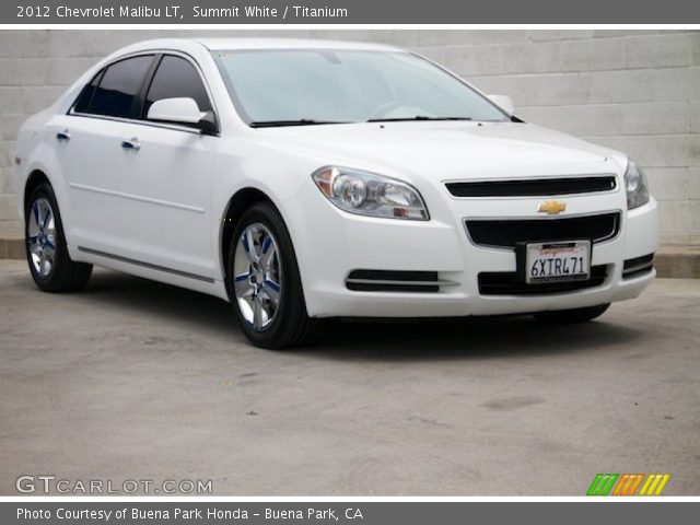 2012 Chevrolet Malibu LT in Summit White