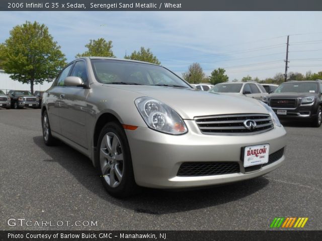 2006 Infiniti G 35 x Sedan in Serengeti Sand Metallic