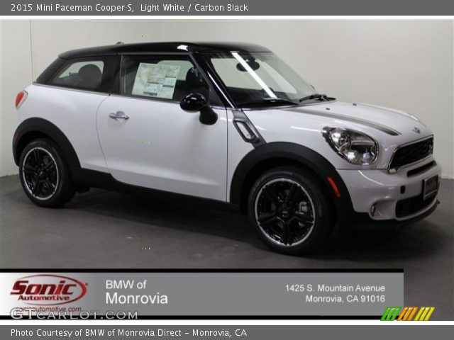 2015 Mini Paceman Cooper S in Light White