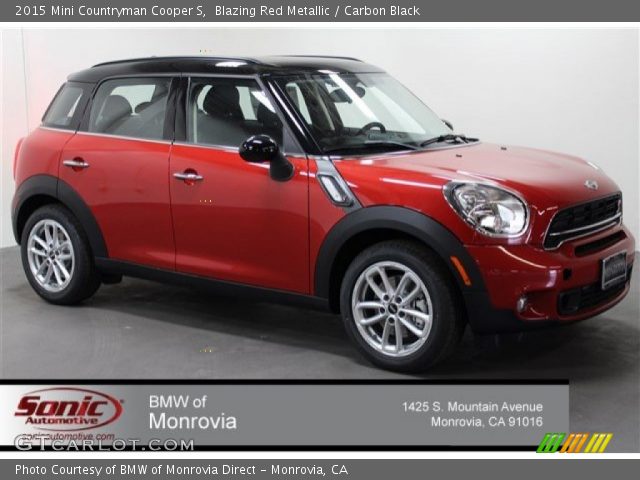 2015 Mini Countryman Cooper S in Blazing Red Metallic