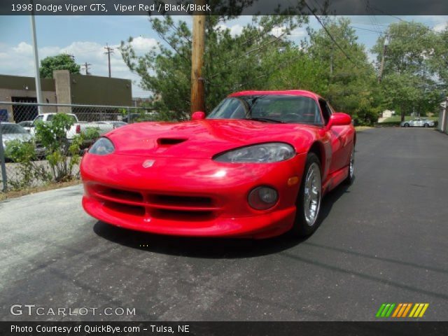 1998 Dodge Viper GTS in Viper Red