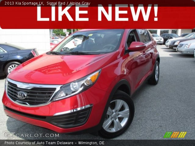 2013 Kia Sportage LX in Signal Red