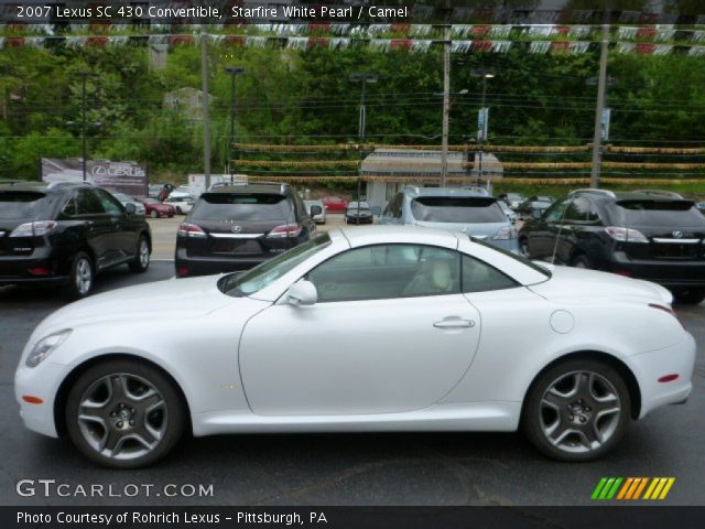 2007 Lexus SC 430 Convertible in Starfire White Pearl