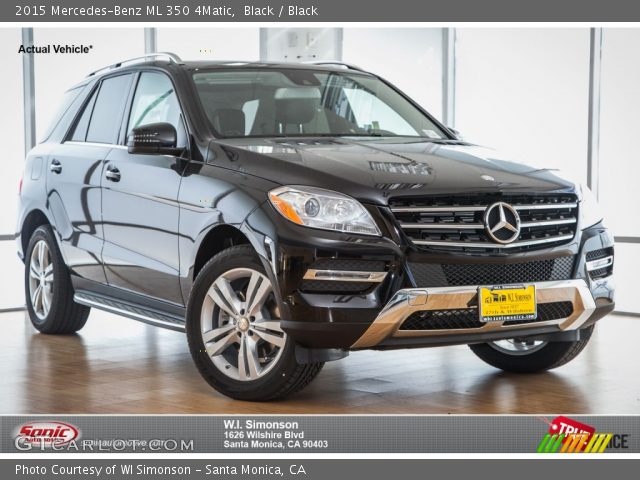 2015 Mercedes-Benz ML 350 4Matic in Black