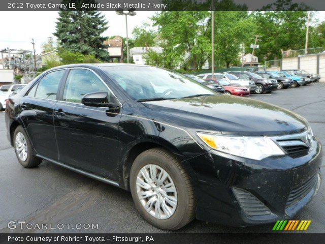 2012 Toyota Camry LE in Attitude Black Metallic