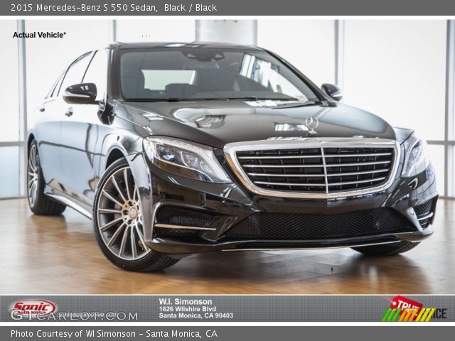 2015 Mercedes-Benz S 550 Sedan in Black