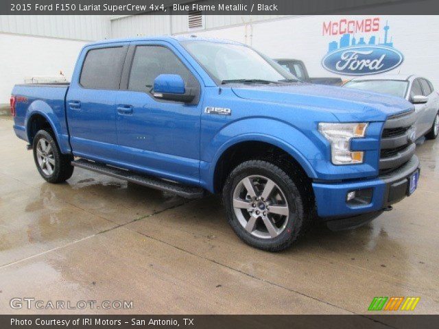 2015 Ford F150 Lariat SuperCrew 4x4 in Blue Flame Metallic