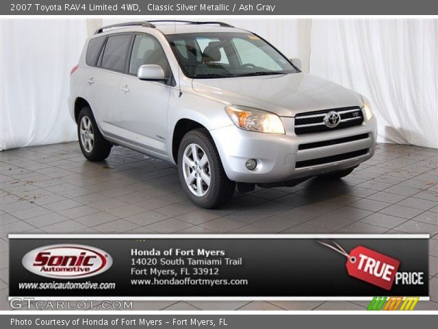 2007 Toyota RAV4 Limited 4WD in Classic Silver Metallic