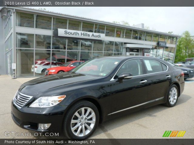 2010 Lexus LS 460 L AWD in Obsidian Black