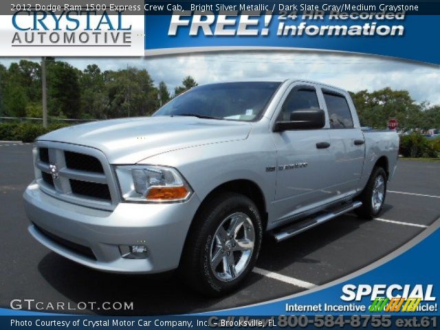 2012 Dodge Ram 1500 Express Crew Cab in Bright Silver Metallic