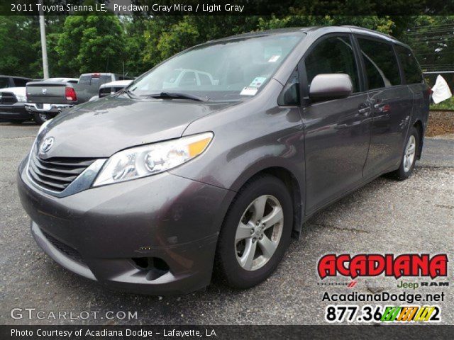 2011 Toyota Sienna LE in Predawn Gray Mica