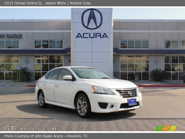2013 Nissan Sentra SL in Aspen White