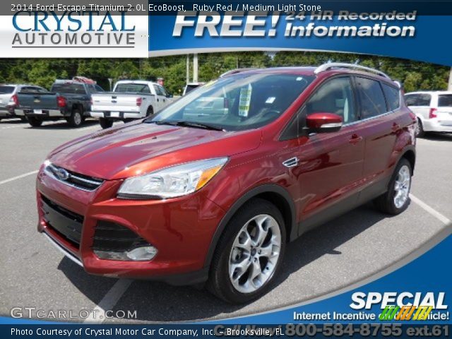 2014 Ford Escape Titanium 2.0L EcoBoost in Ruby Red
