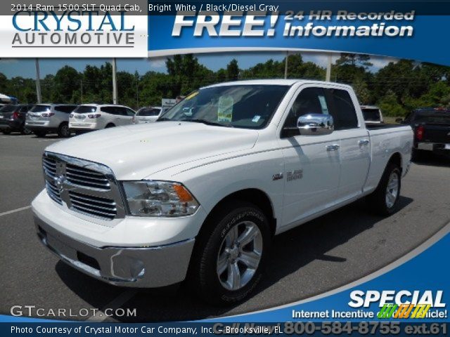 2014 Ram 1500 SLT Quad Cab in Bright White