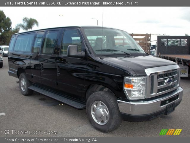 2013 Ford E Series Van E350 XLT Extended Passenger in Black