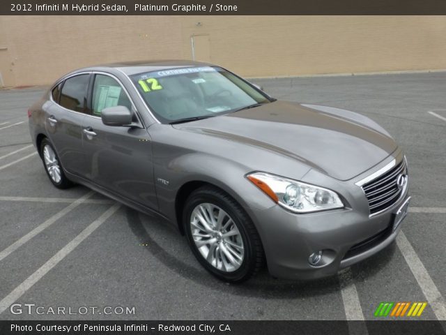 2012 Infiniti M Hybrid Sedan in Platinum Graphite