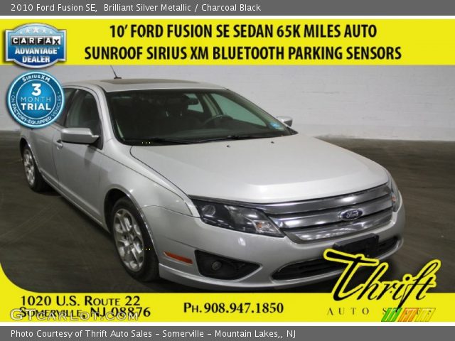 2010 Ford Fusion SE in Brilliant Silver Metallic