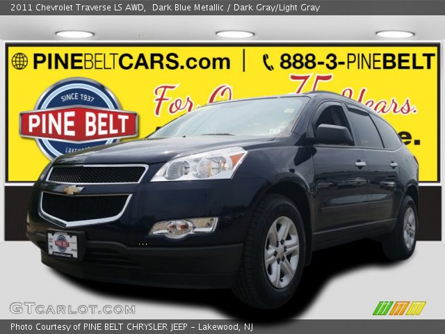 2011 Chevrolet Traverse LS AWD in Dark Blue Metallic