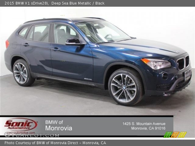 2015 BMW X1 sDrive28i in Deep Sea Blue Metallic